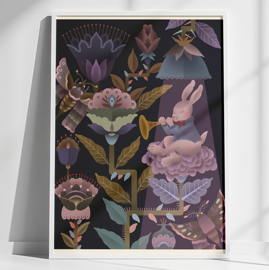 The trumpet player - A3 Art Print